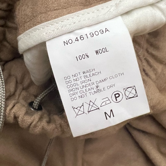 Haversack Japan Wide Leg Cropped 100% Wool Pants Size Medium - Picture 5 of 13